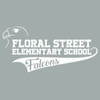 FLORAL - Youth Core Fleece Crewneck Sweatshirt Design